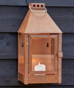 Mini væglanterne i kobber