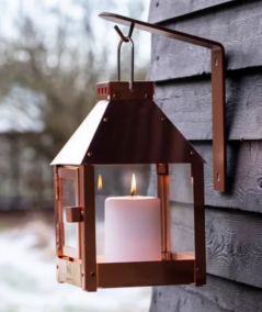 Mini Quadro lanterne i kobber