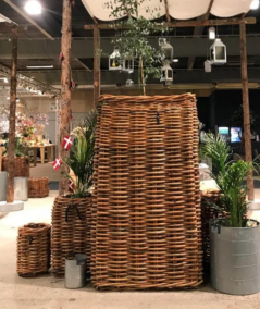 Mammut Square Rattan Basket (incl. bag)