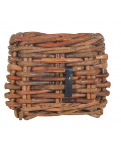 Mini lav firkantet rattan kurv inkl. pose