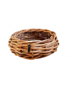 Mega rund rattan kurv inkl. pose