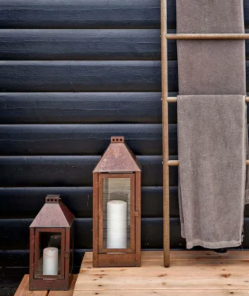 Midi lanterne i kobber