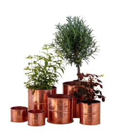 A2 living kobber urtepotte sæt m. 6 stk.