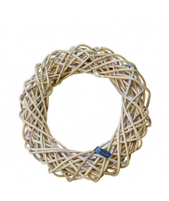 Mini rattan dekorationskrans