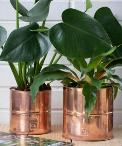 A2 living urtepotte sæt i kobber m. 3 stk.
