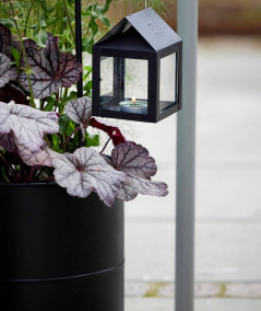 A2 living blomsterspand i sort sæt m. 3 stk