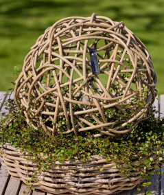 Mini rattan dekorationskugle