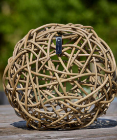 Mini rattan dekorationskugle