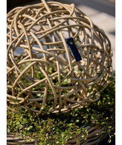 Mini rattan dekorationskugle