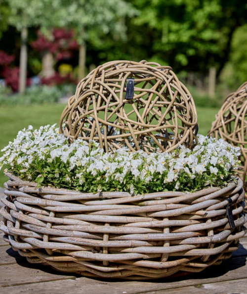 Mini rattan dekorationskugle
