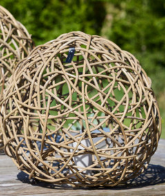 Maxi rattan dekorationskugle
