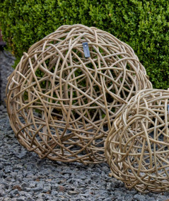 Maxi rattan dekorationskugle