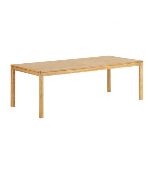 Bowen spisebord lavet i natur eg 100x220-320 cm