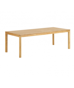 Bowen spisebord lavet i natur eg 100x220-320 cm
