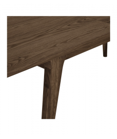 Darwin spisebord i brun egefiner 100x240-340 cm