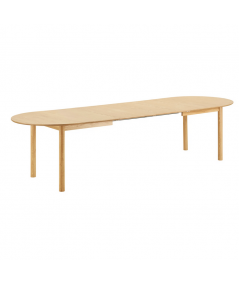Bundaberg spisebord i natur egefiner 100x200-300 cm