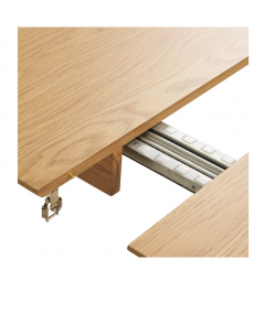 Bundaberg spisebord i natur egefiner 100x200-300 cm