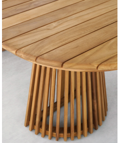 Berja spisebord lavet i natur teak 100x200 cm