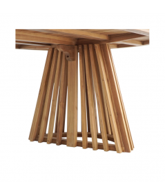 Berja spisebord lavet i natur teak 100x200 cm