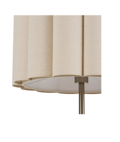 Watton gulvlampe lavet i beige stål – variant 2