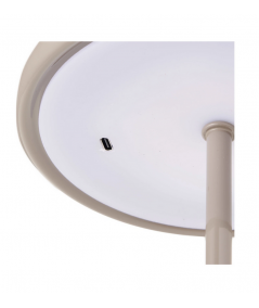 Margate bordlampe genopladelig lavet i taupe metal
