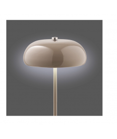 Margate bordlampe genopladelig lavet i taupe metal
