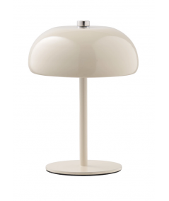 Margate bordlampe genopladelig lavet i beige metal