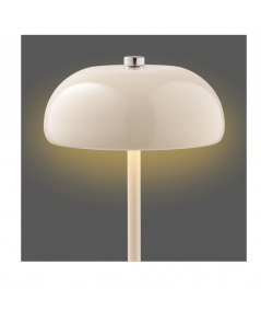 Margate bordlampe genopladelig lavet i beige metal