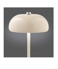 Margate bordlampe genopladelig lavet i beige metal