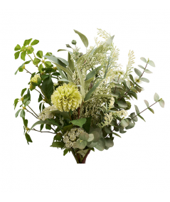 Green kunstig blomsterbuket
