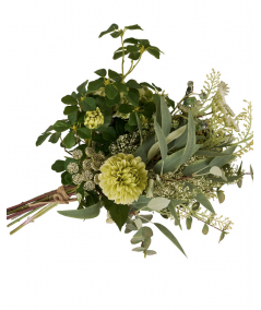Green kunstig blomsterbuket