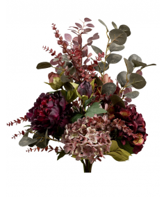Velvet kunstig blomsterbuket