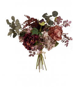 Velvet kunstig blomsterbuket