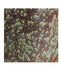 Vase lavet i mørk skov grøn keramik ø9,5x20 cm