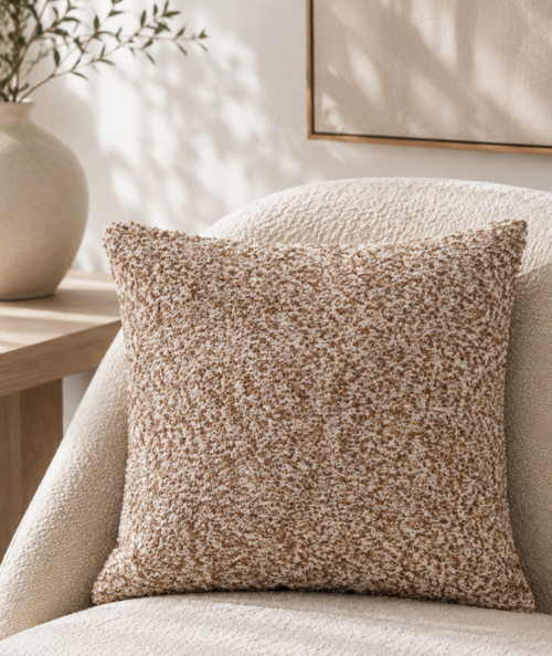Lamu pyntepude i beige