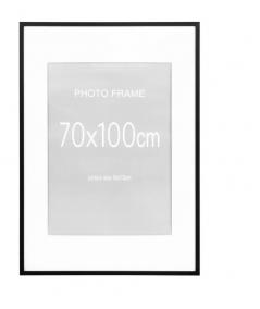 Marbella billederammer i sort MDF med glas 70x100 cm – 5 stk