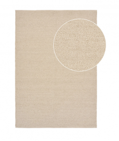 Bela gulvtæppe håndvævet i beige 200x300 cm