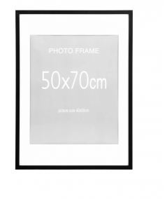 Marbella billederammer i sort MDF med glas 50x70 cm – 5 stk