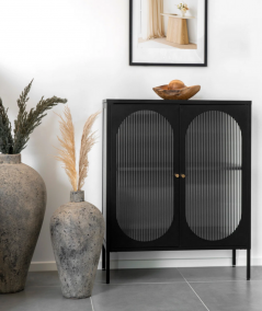 Marbella billederammer i sort MDF med glas 50x70 cm – 5 stk