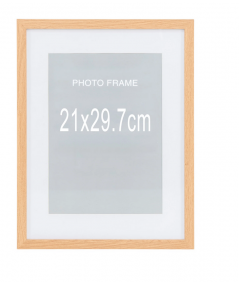 Marbella billederammer i natur MDF med glas 21x29,70 cm – 5 stk
