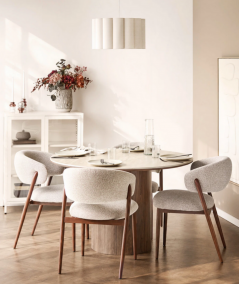 Watton gulvlampe lavet i beige stål – variant 1