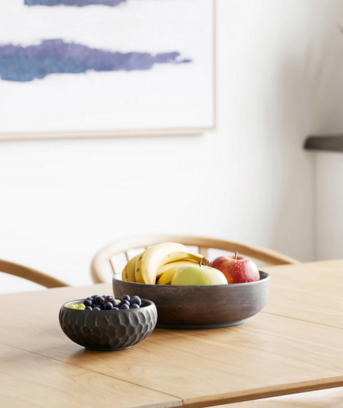 Ajra skål lavet i brun mangotræ