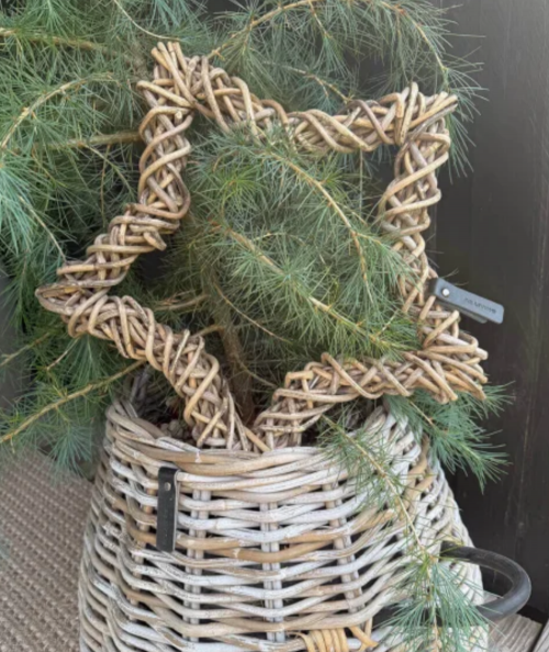 A2 Living Mini dekorationsstjerne i kubu rattan