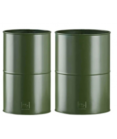 Olivengrøn vase sæt m. 2 stk. / 2 str.