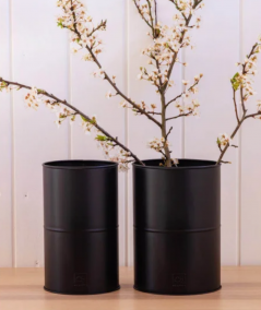 Sort vase sæt m. 2 stk. / 2 str.