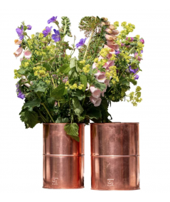 Kobber vase sæt m. 2 stk. / 2 str.
