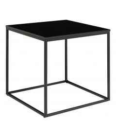 Vita Hjørnebord - Hjørnebord med sort ramme og sort bordplade