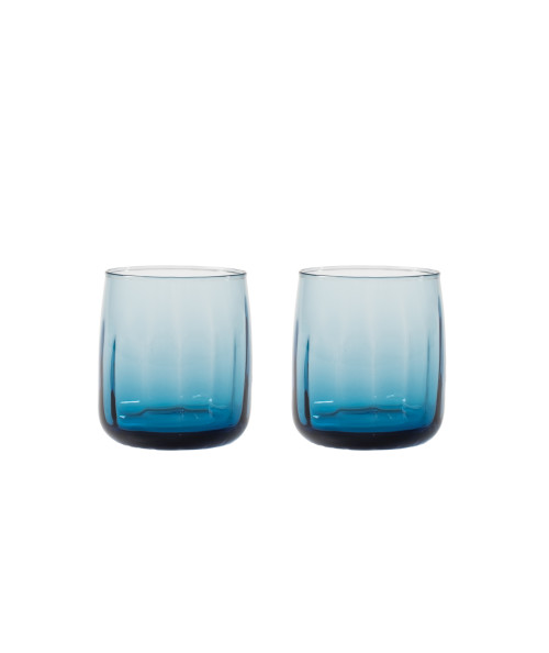 Søholm Sonja vandglas i blå glas fra Aida