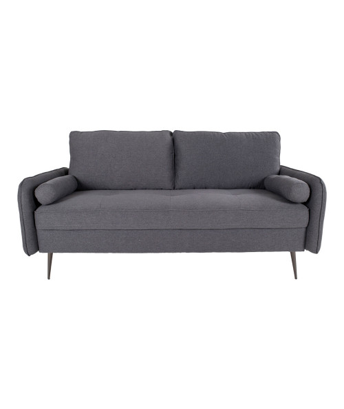 Imola 2,5 Personers Sofa - 2,5 Personers sofa i grå med sort metal ben