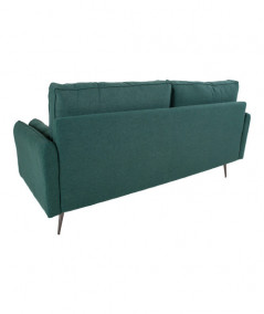 Imola 2,5 Personers Sofa - 2,5 Personers sofa i grøn med sort metal ben